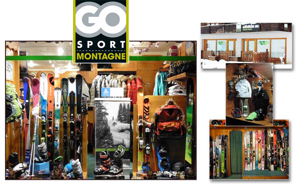 Magasin de location de Ski GoSport au Puy Saint Vincent